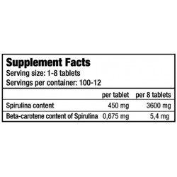 BIOTECH USA Spirulina - 100 tab